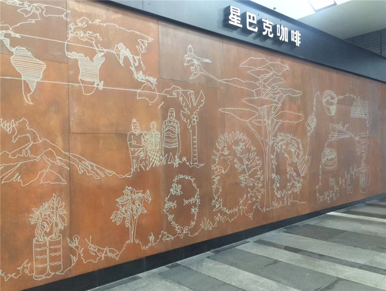 石拐耐候钢幕墙